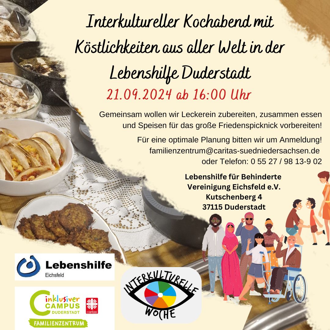 Kochabend Lebenshilfe