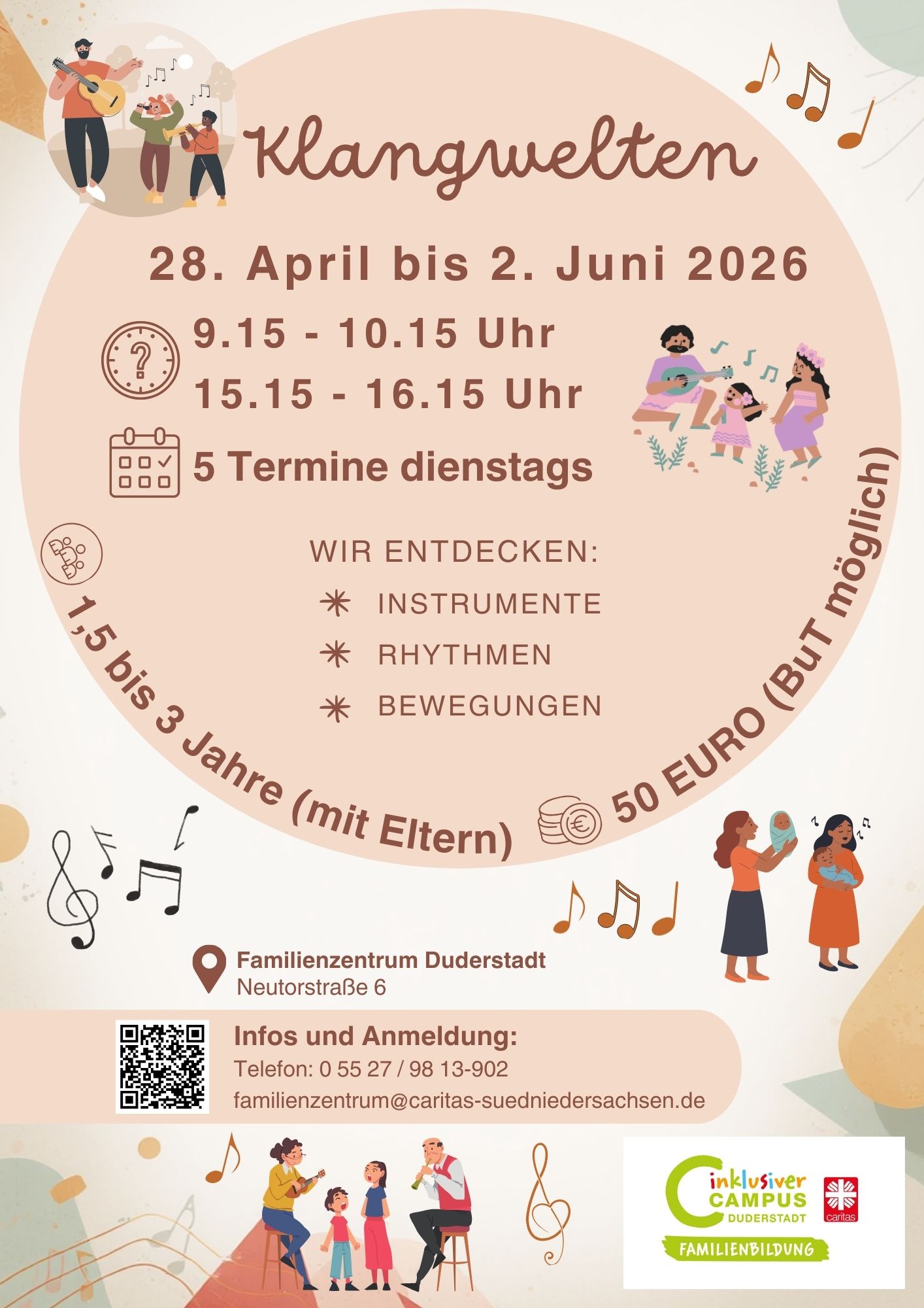 Plakat Klangwelten April bis Juni 2026