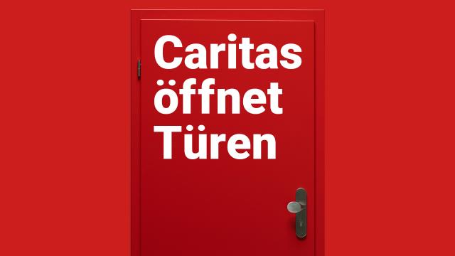 Caritas-Jahreskampagne 2025: Plakatmotiv Tür